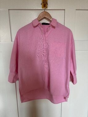 Tuckernuck Pomander Place pink Adair Oxford shirt
